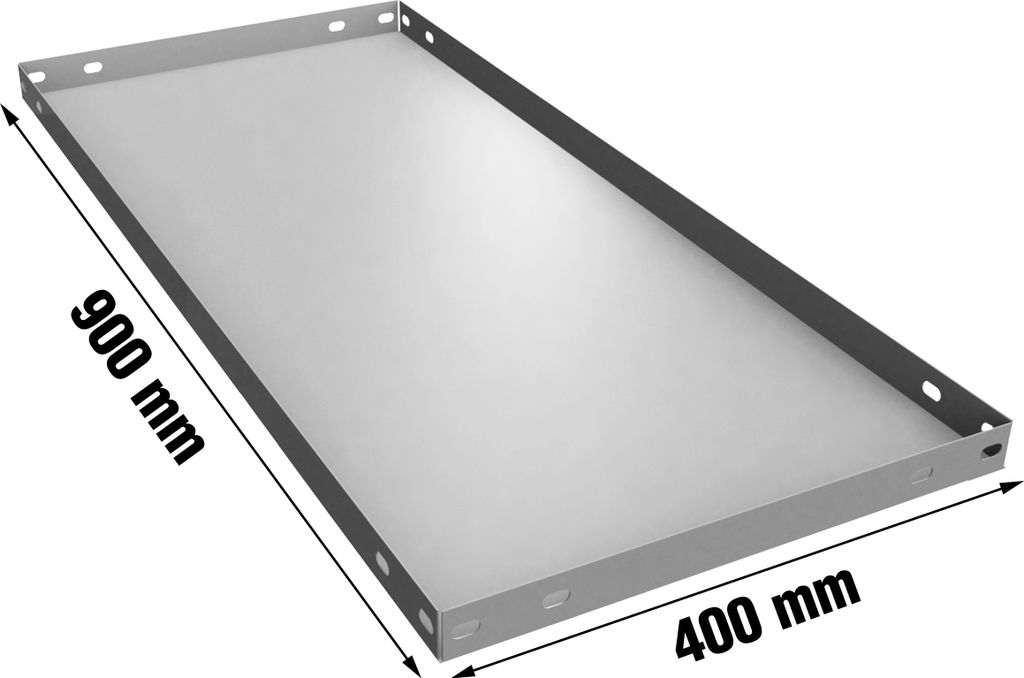 10 Platte 900x400mm Grau. Simon Rack