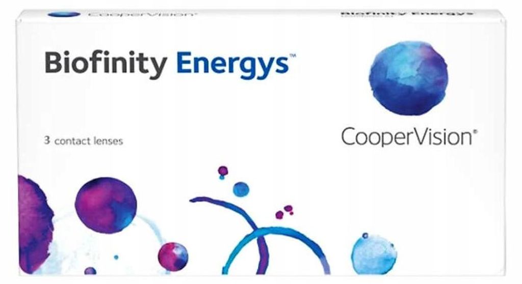 Biofinity Energys 3 szt. Soczewki. Moc: -2,00