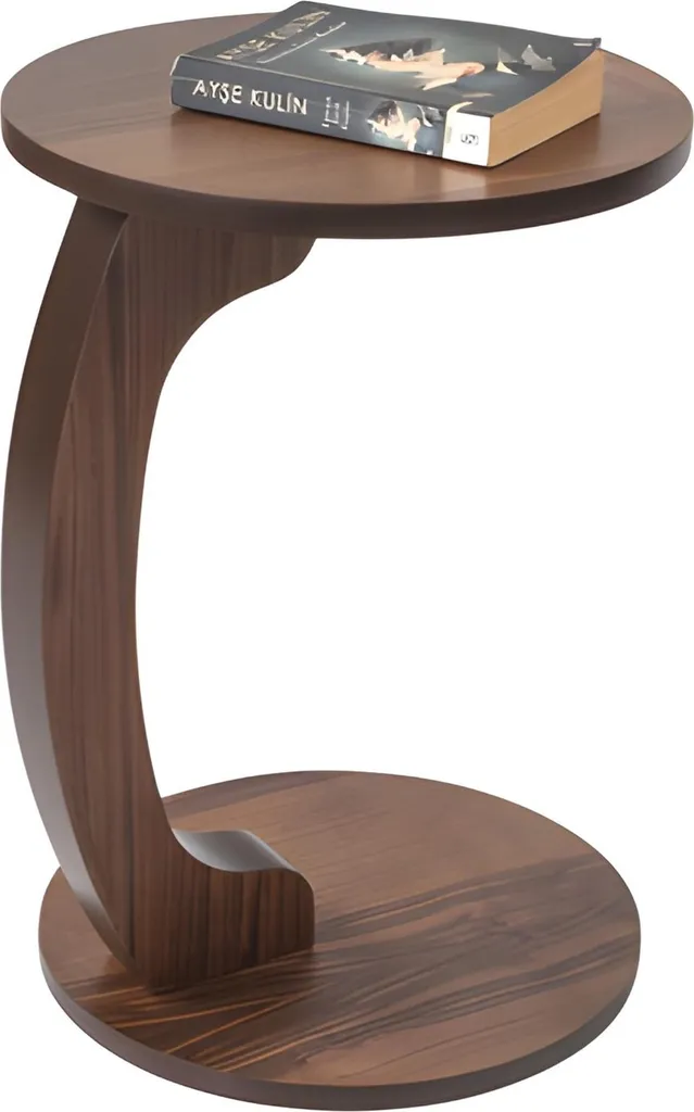 Table d'appoint polyvalente pour petit salon - Design compact et chic