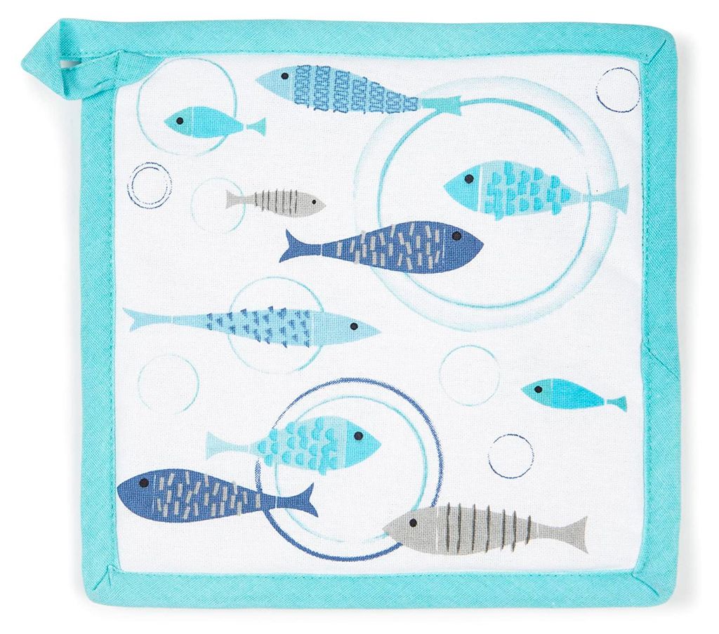 Excelsa topflappen North Sea baumwolle 20x20 cm bunt