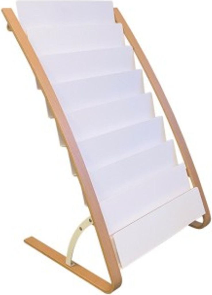 ALBA Prospektständer DDEXPO8W BC 8x2Fächer holz/ws