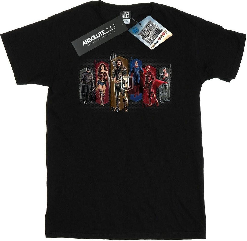 DC Comics - "Justice League" T-Shirt für Herren BI31987 (XL) (Schwarz)