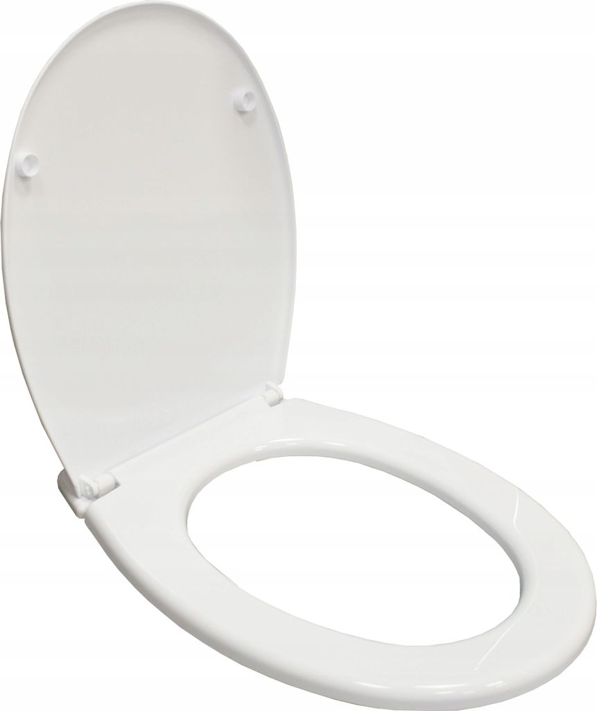 Deska sedesowa WC polipropylen biała uniwersalna wytrzymała Zdjęcie produktu 
