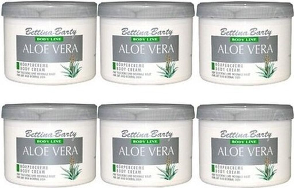 Bettina Barty Aloe Vera Körpercreme 6 x 500 ml Produktbild 