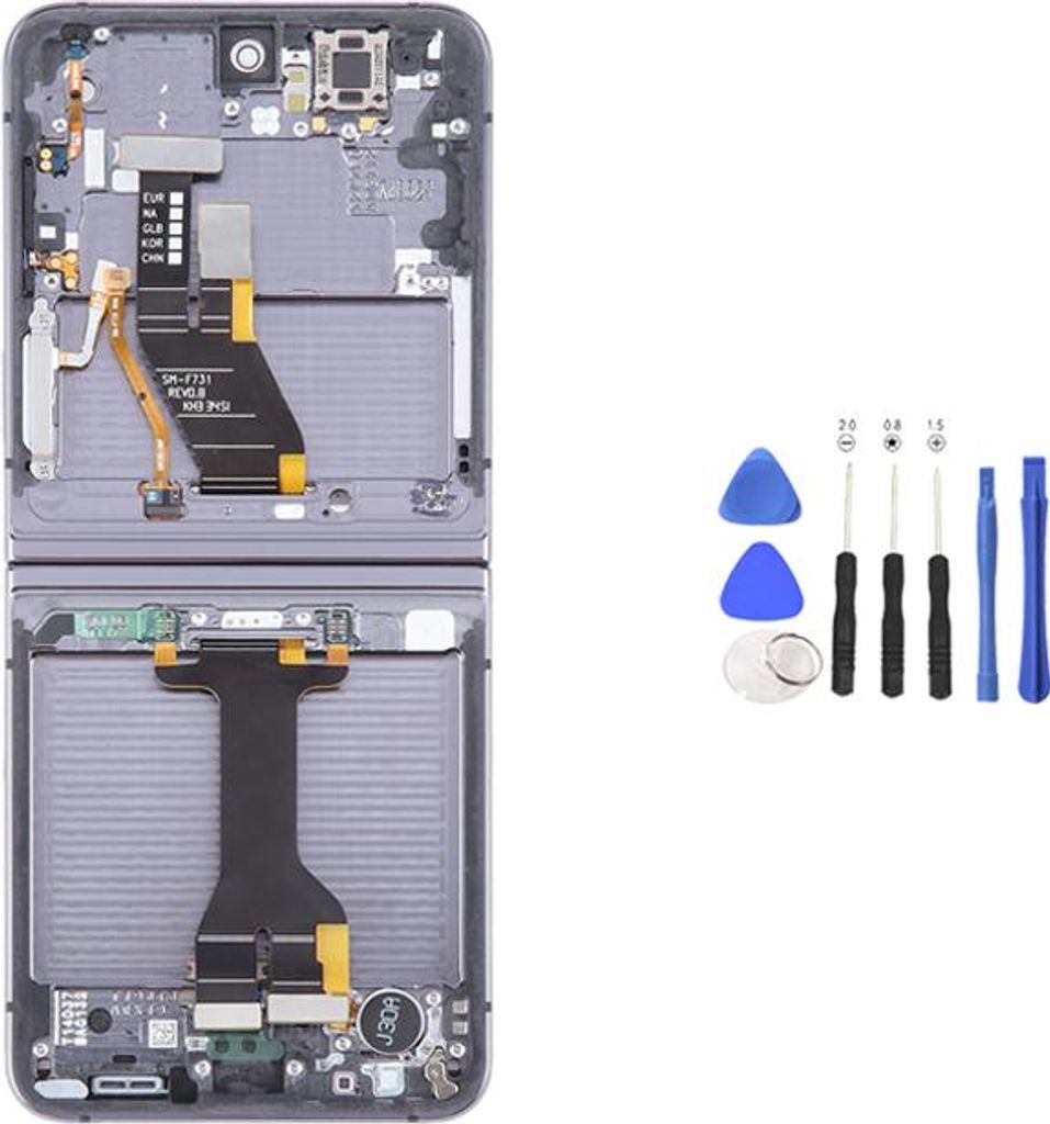 OEM Samsung Galaxy Z Flip 5 SM-F731 LCD Display mit Rahmen Produktbild 