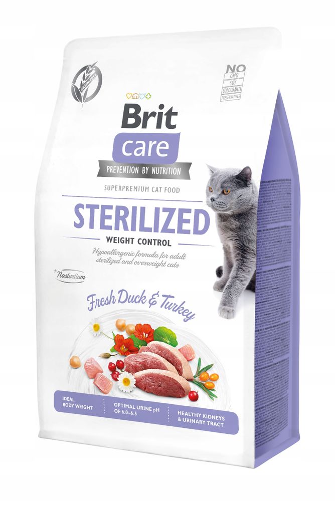 Brit 2kg Fresh Duck & Turkey Sterilized Weight Control