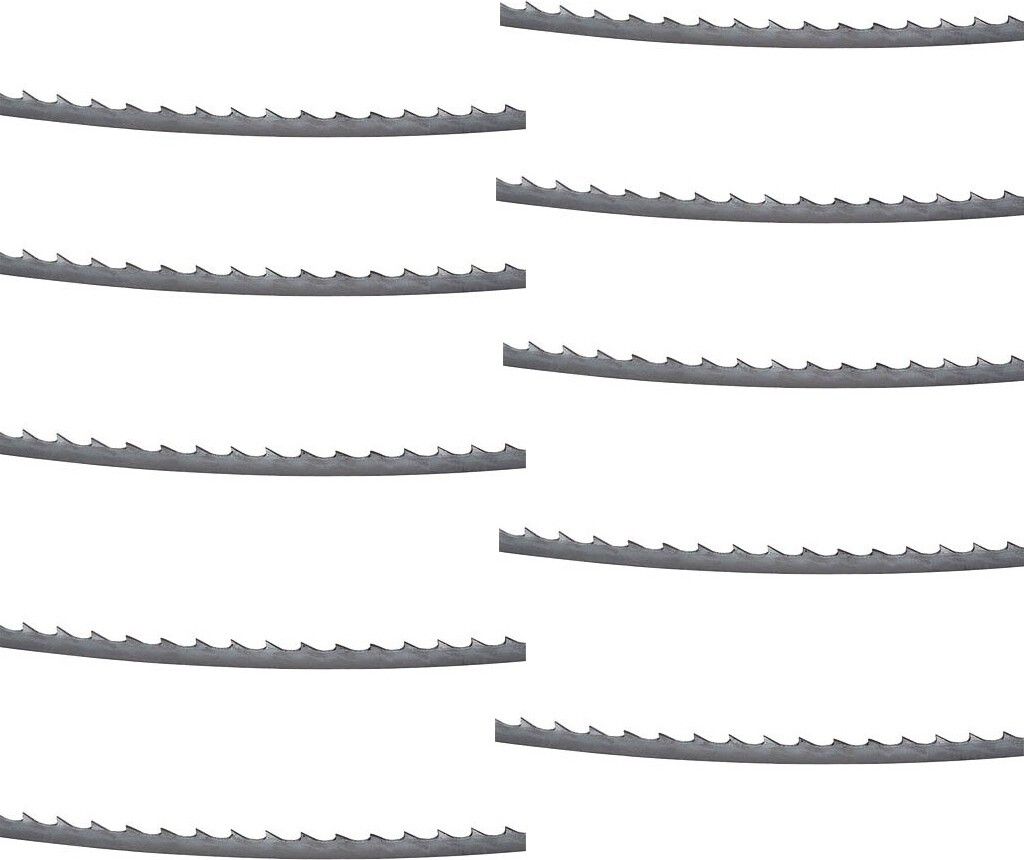 mafell Sägebänder, 10 Stück 6 mm breit, 4 Zähne per Zoll, für Kurvenschnitte - 92335