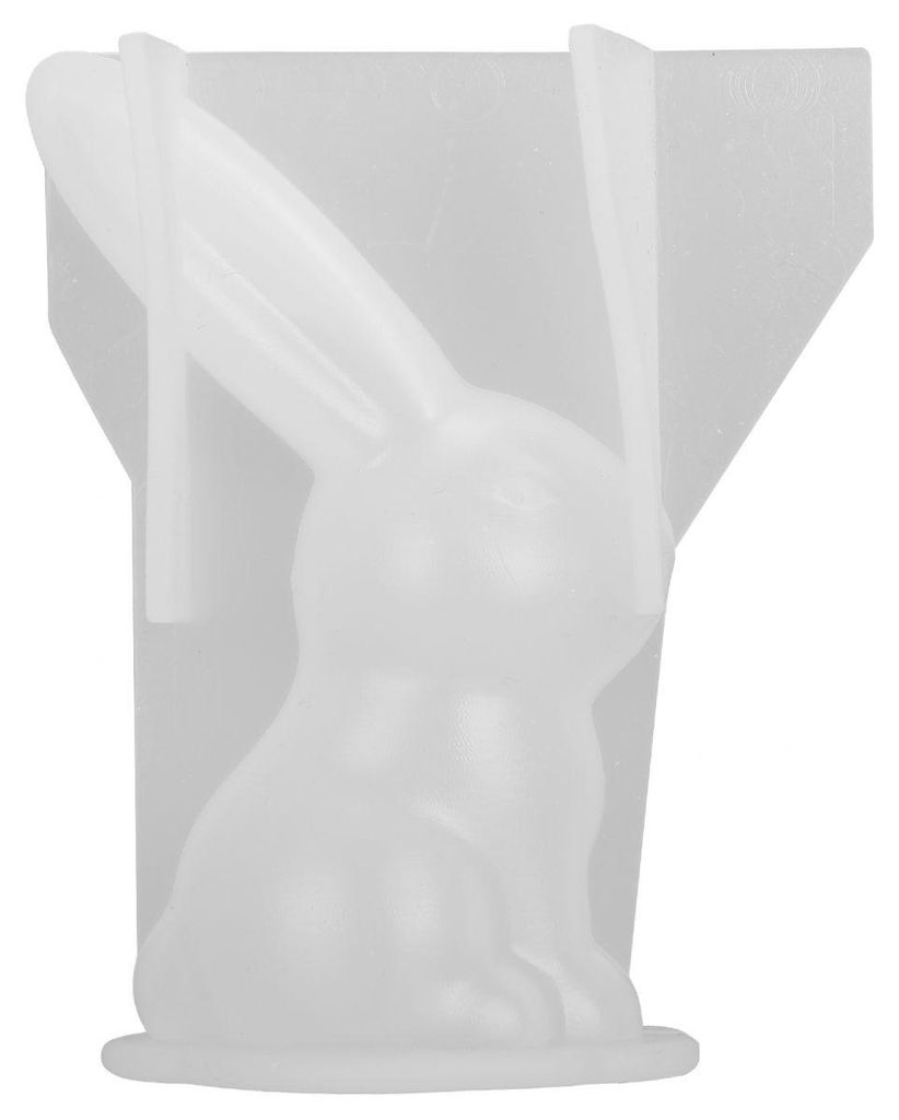 3D Hasenform Silikonform 3 Stück, Langohriges Kaninchen Design, Flexibel Und Wiederverwendbar, Für Resin, Schokolade, Seife Und Backdekoration