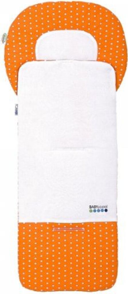 Odenwälder 10105-1999 Babycool- Kinderwagenauflage Tupfen Orange