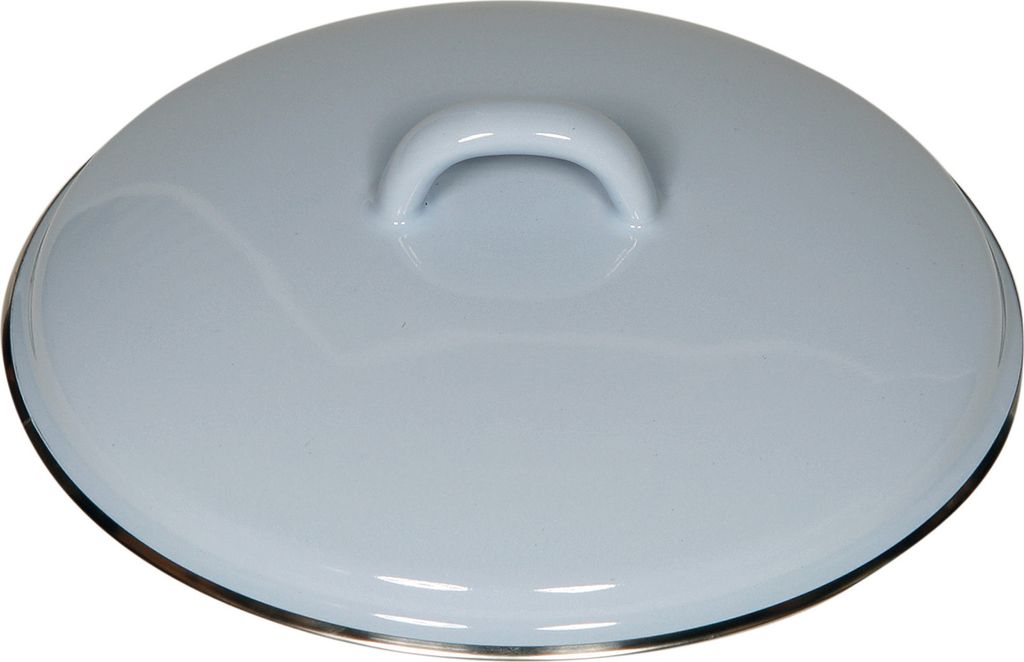 Riess Deckel mit Chromrand 18 cm 0098-006 blau Produktbild 