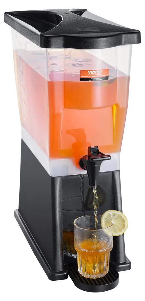 Distributore di bevande, distributore d'acqua da 11 L Distributore di bevande per feste, distributore di succo di frutta in plastica con coperchio a rubinetto, distributore di tè freddo e limonata, per ristoranti, hotel, feste, ecc. - 11