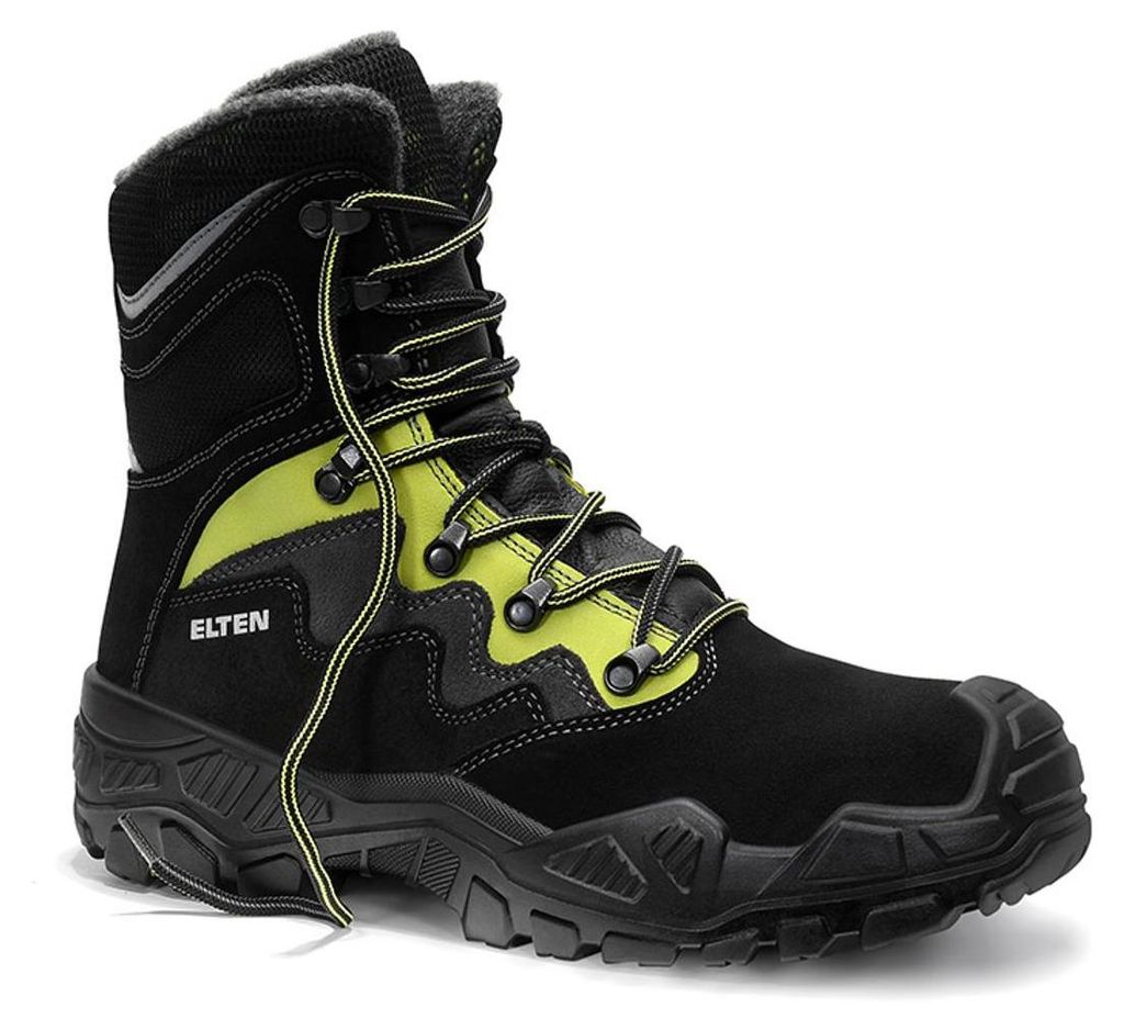 Sicherheitsschnürstiefel (Form C) MICK black-green High ESD S3S CI, Gr. 45