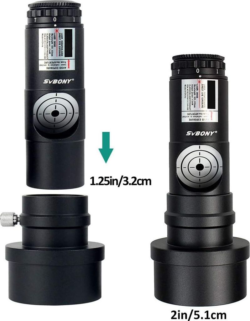 Svbony kolimátor pro dalekohled, 1,25" (31,7 mm) 7 úrovní Obrázek produktu 2