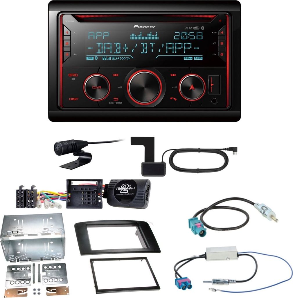 Pioneer FH-S820DAB USB DAB+ MP3 Digitalradio CD Einbauset Produktbild 