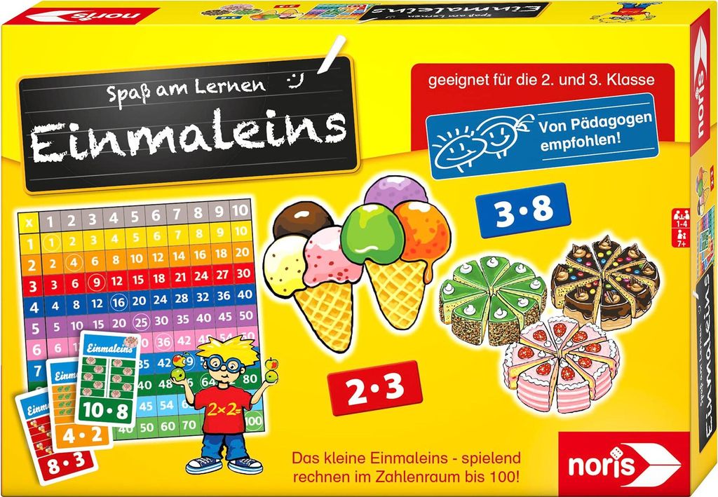 Noris Games Tabuľky násobenia; 606076342 Obrázok produktu 
