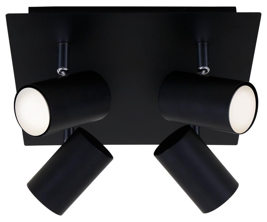 Deckenleuchte Spotleuchte Schwenkbar 4xGU10 40W schwarz Produktbild 