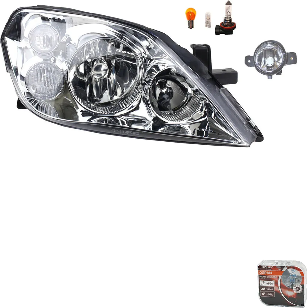 Fari Johns Nissan Primera P12 + Osram Night Breaker Laser 26010AU800