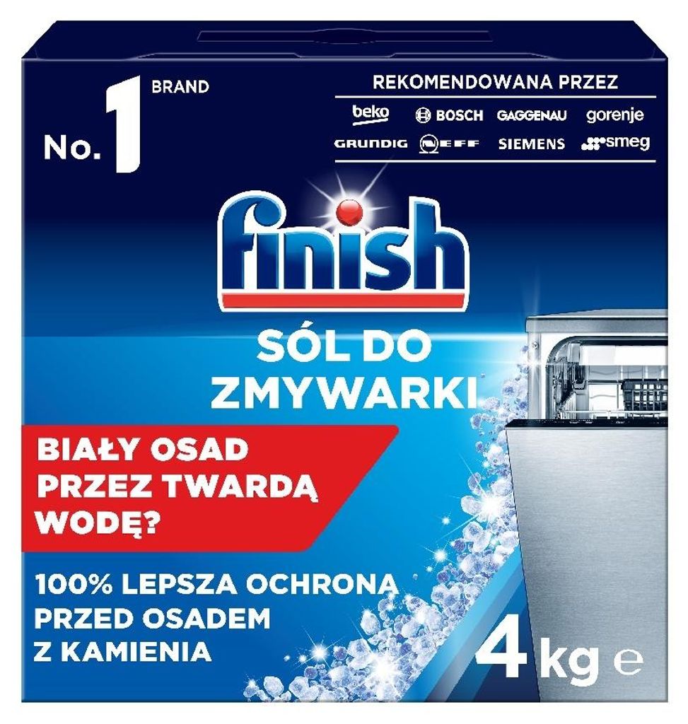 Packaging for Finish dishwasher salt.