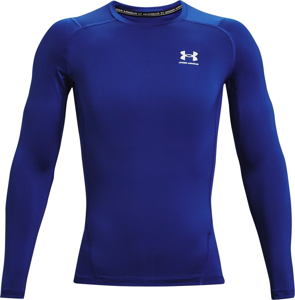 Under Armour Ua Hg Armor Comp Ls-Blu T-Shirt 1361524-400__XL