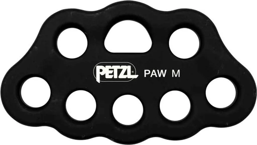 Petzl G063BA01 Plaque de gréement PAW Noire Taille M pour Amarrage