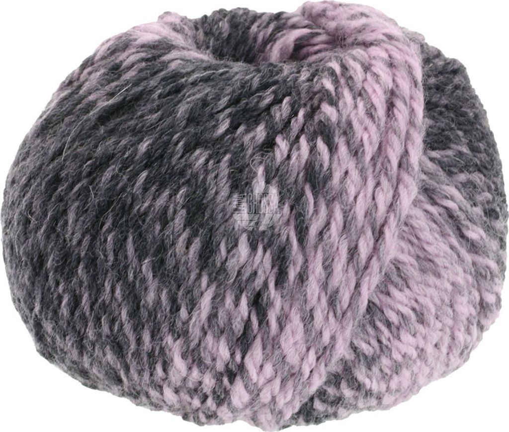 Lana Grossa - Duetto Classico 0005 rosa grau anthrazit Produktbild 