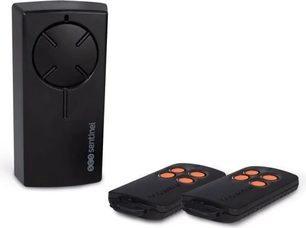 Récepteur radio universel avec 2 émetteurs pour portail et garage 12/24V