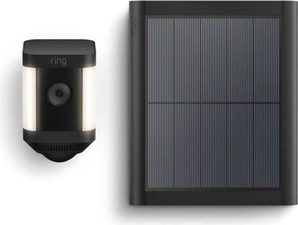 Nabíjateľná bezpečnostná kamera RING Spotlight Plus Black Obrázok produktu 