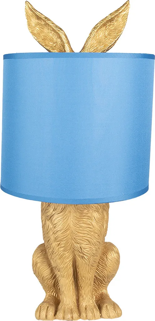 Lampada Rabbit Clayre & Eef Oro Ø20cm | Illuminazione Romantica Casa