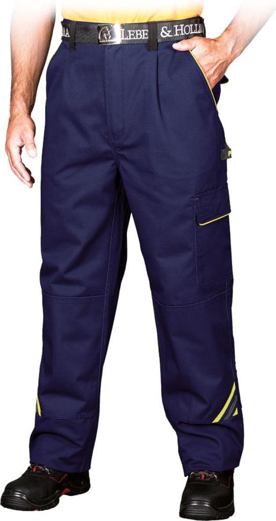 Arbeitshose mit Knieeinsätzen 295-300 g/m² blau 50