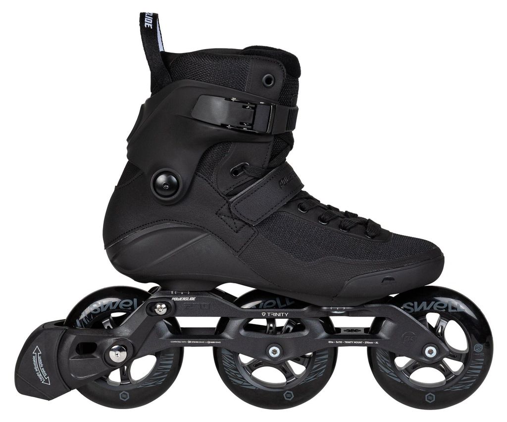 Powerslide Swell Triple Black 110 Inline-Skate Inliner Skate Fitness-Skate 39