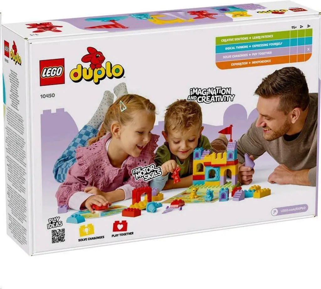 LEGO DUPLO 10450 Idéal pour Développer la Motricité Fine et l'Éveil Enfant