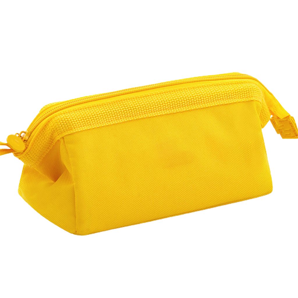 Pen Organizer Hanging Seil Design großer Kapazität Oxford Stoffstudent Bleistift Schreibweichtasche für Kinder-Gelb