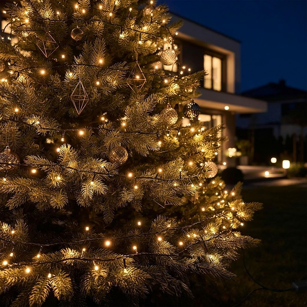 LED Weihnachts Lichterkette warm weiß