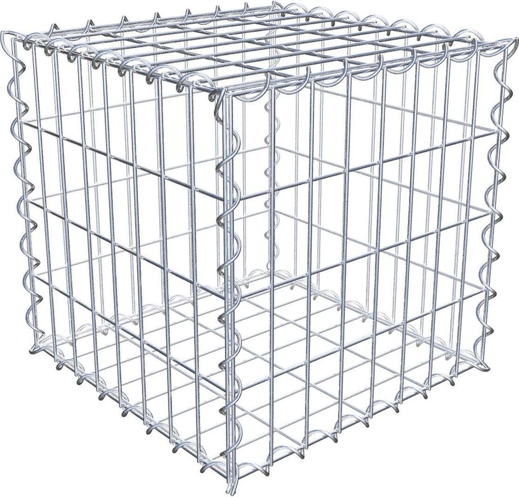 Gabione 40 cm x 40 cm x 40 cm (L x H x T), Maschenweite 5 Produktbild 