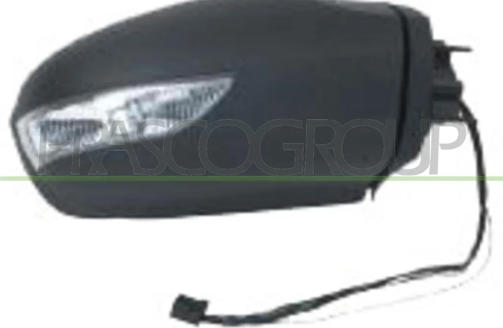 Miroir de rétroviseur droit PRASCO ME3247313 avec coque robuste W169