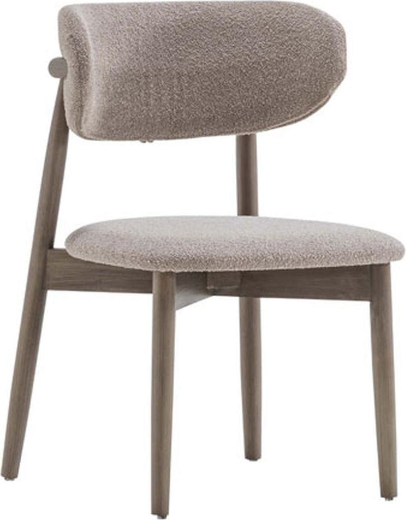 Stilvolle Graue Esszimmer Stühle Luxus Möbel Designer Textil Lehnstühle
