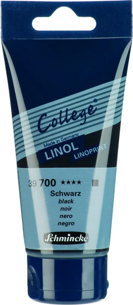 Schmincke College Linol Noir 75ml Encre Linogravure Nettoyage Facile