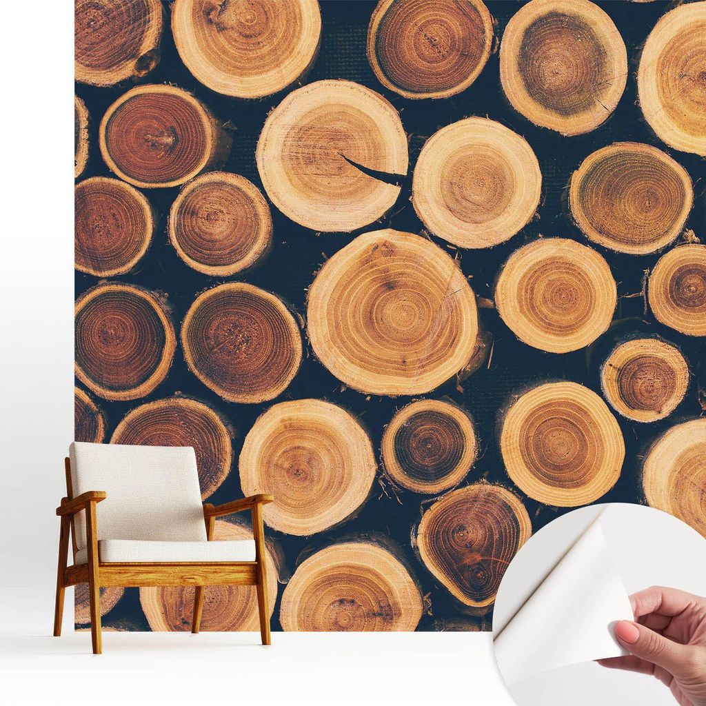 Fototapete selbstklebend - 250x250 cm - Tapete - Wandtapete - Wandbilder - Klebefolie - Dekofolie - Tapete Folie - Wand - Dekoration - Wohnzimmer -...