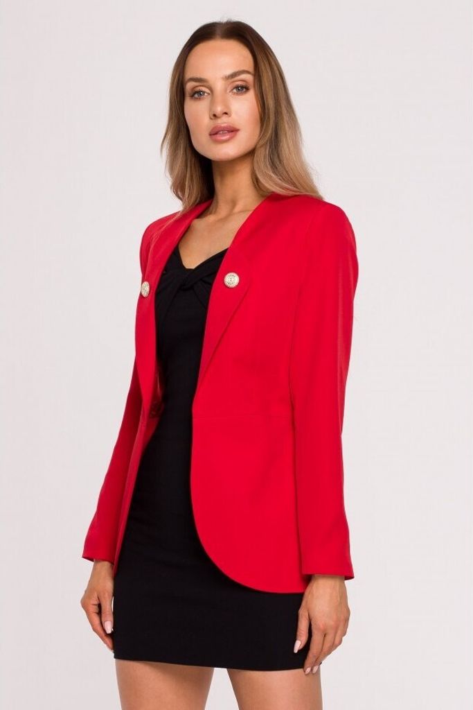 Made of Emotion Damen-Blazer Legshey M665 rot XL