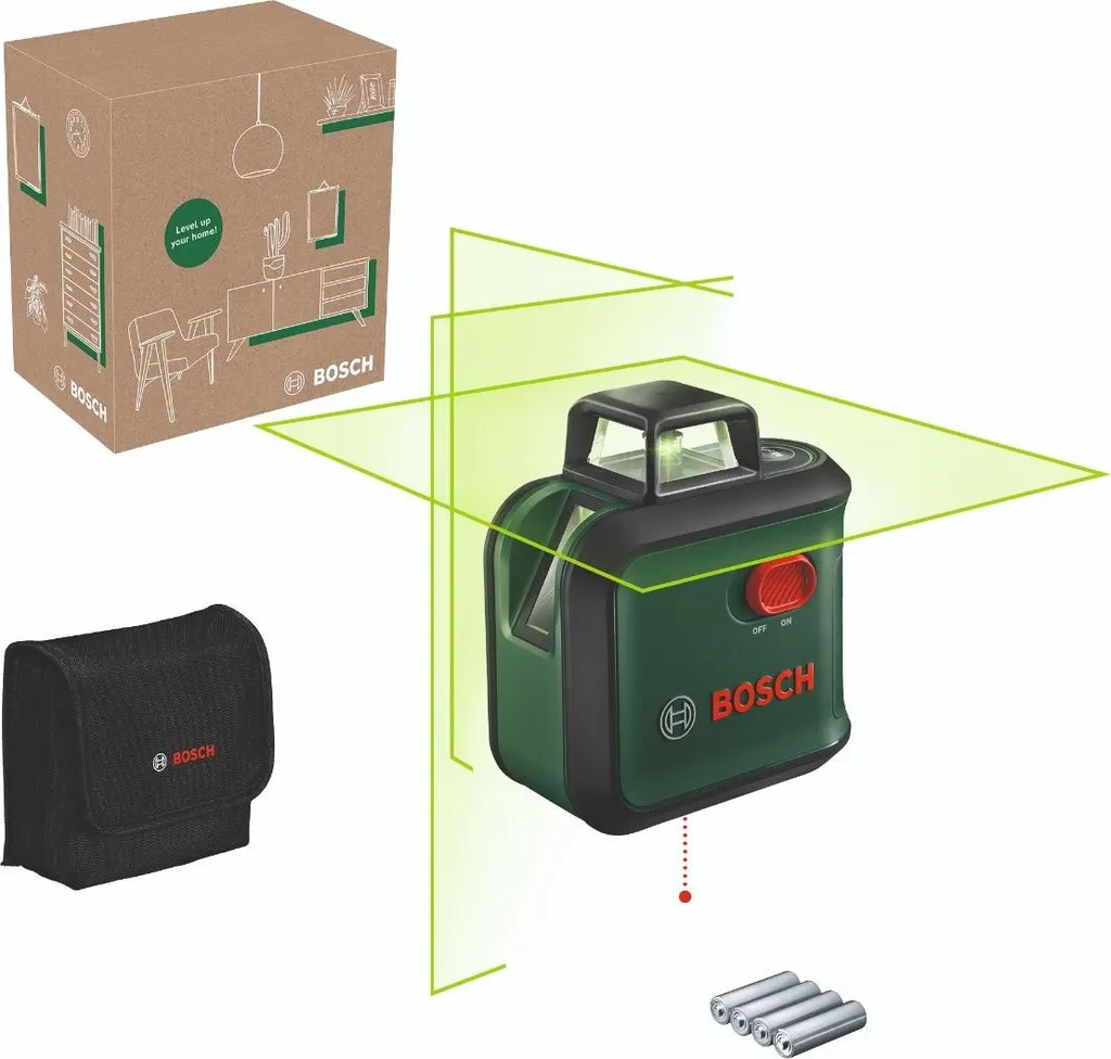 Bosch Advanced Level 360 Niveau laser pour pose cloisons et carrelage