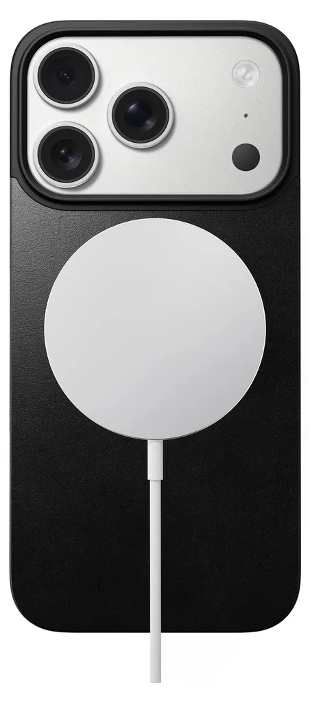 Protection Arrière iPhone 17 Pro Nomad en Cuir Noir avec MagSafe - 3