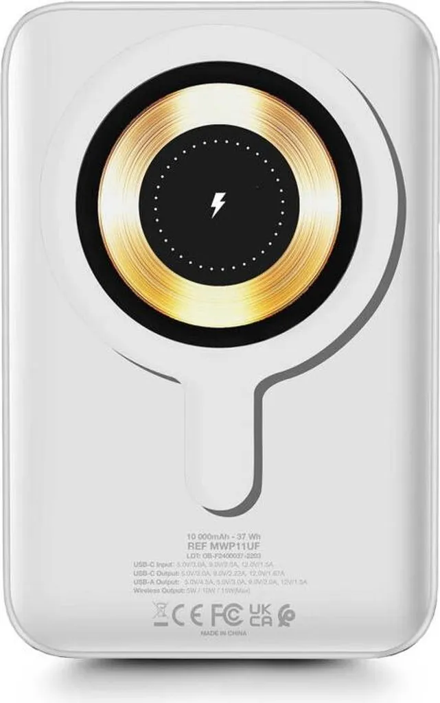 Powerbank Urban Factory MWP11UF Blanc 10000 mAh avec double port USB