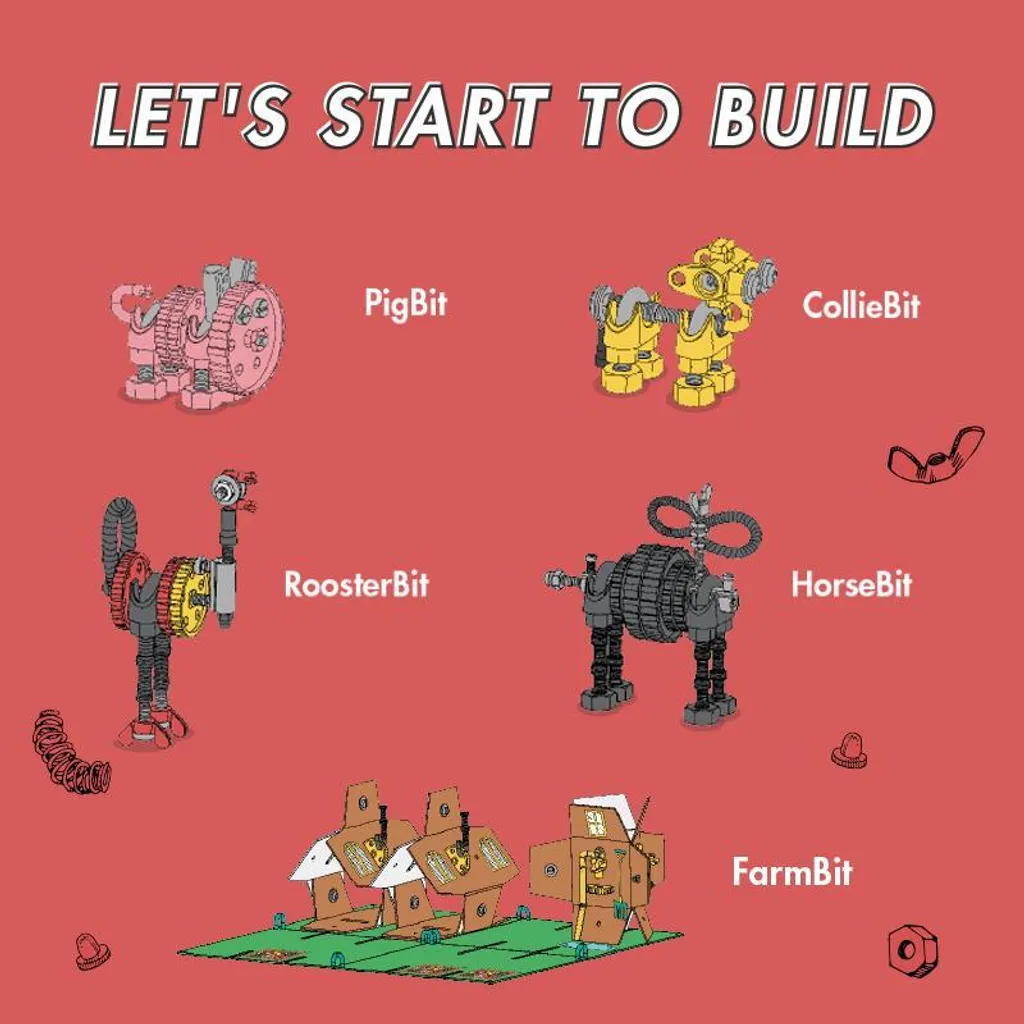Le kit OffBits FarmBit : Jeu de construction S.T.E.A.M. créatif en métal