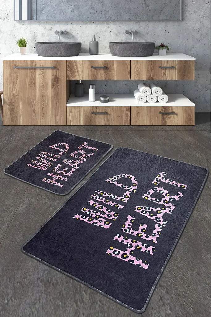 Mijolnir, Wild - CHL2551, multicolore, tappetini da bagno, 700 gr/m², 100% POLIESTERE