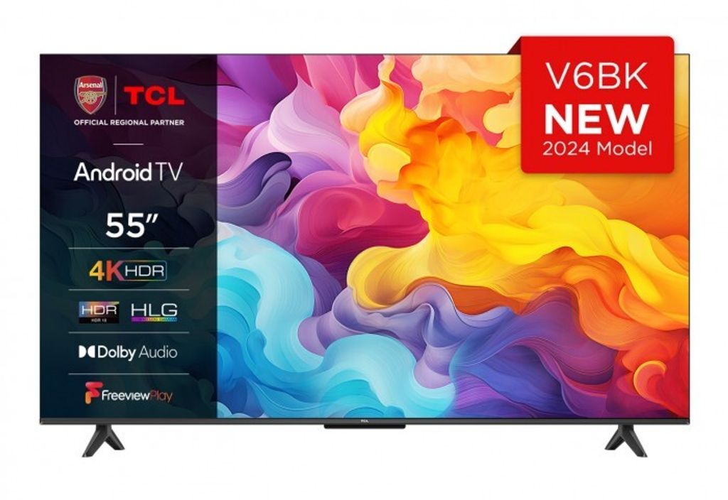 TCL 55V6B TV 139 cm 55" 4K Ultra HD Smart Wi-Fi Black - Produktbild 6