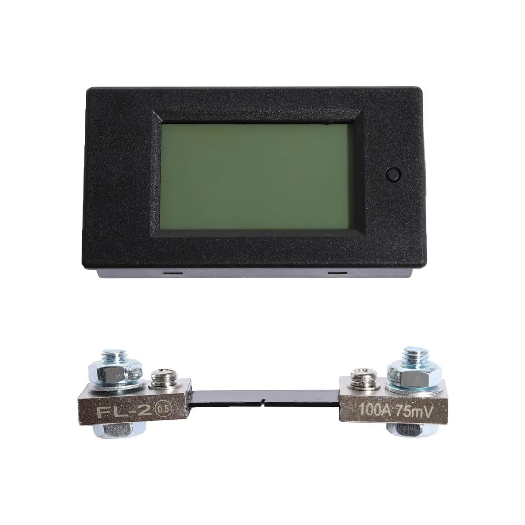 Testeur de Puissance DC 100A avec Écran LCD Bleu et Mesure de Consommation - 4