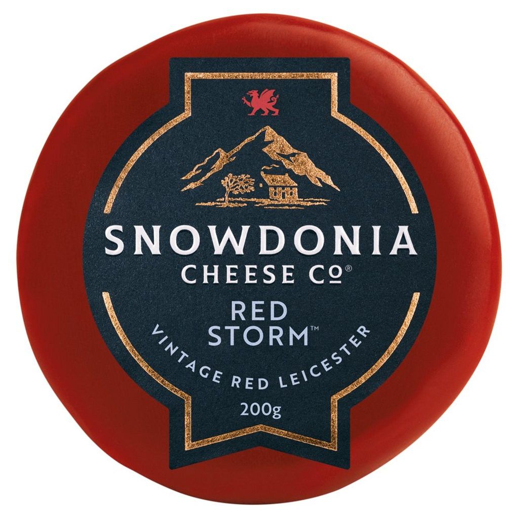 Fromage Cheddar Red Storm, 200 g, marque Snowdonia Image du produit 