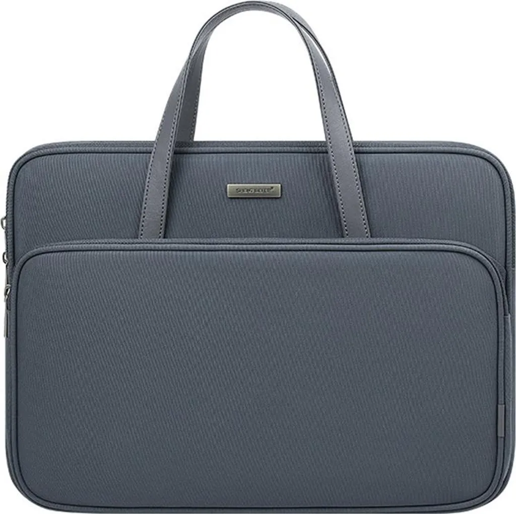Borsa Laptop INF Impermeabile Grigio Scuro - Ideale per Pendolari - 1