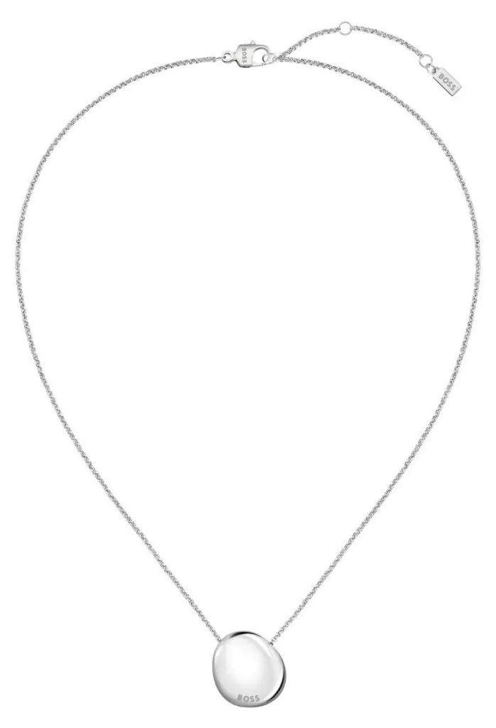 Collier femme pépites acier inoxydable - Bijou durable et hypoallergénique