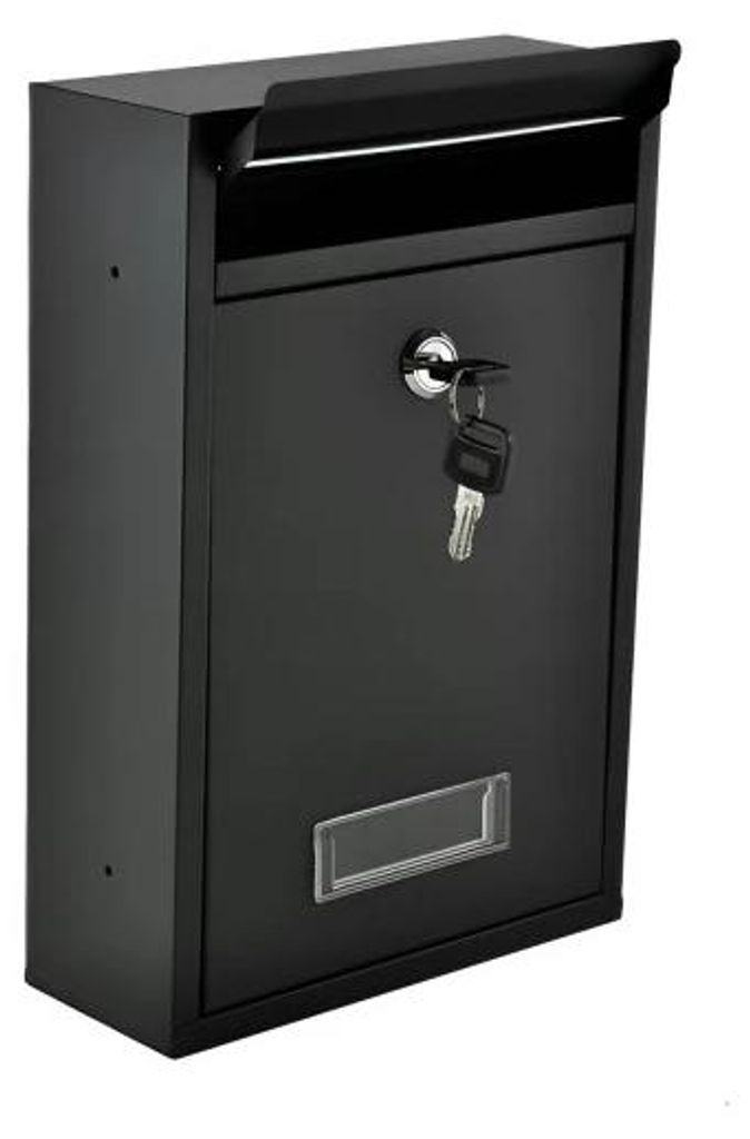 Malatec 6237 Briefkasten, schwarz Produktbild 
